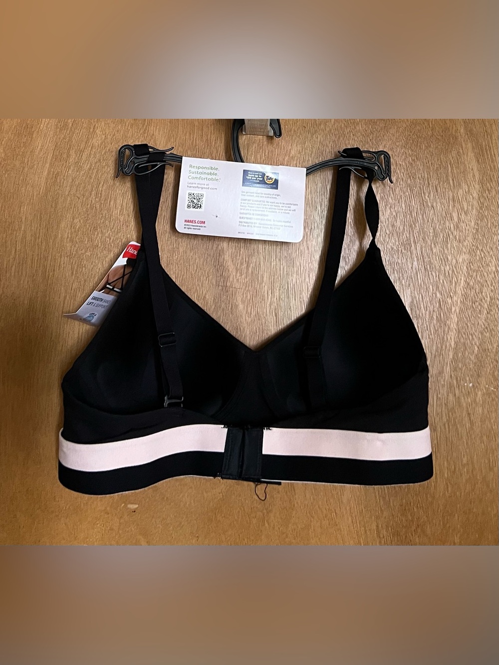 Hanes Natural Fit Wirefree Comfort. Guaranteed for a perfect fit.